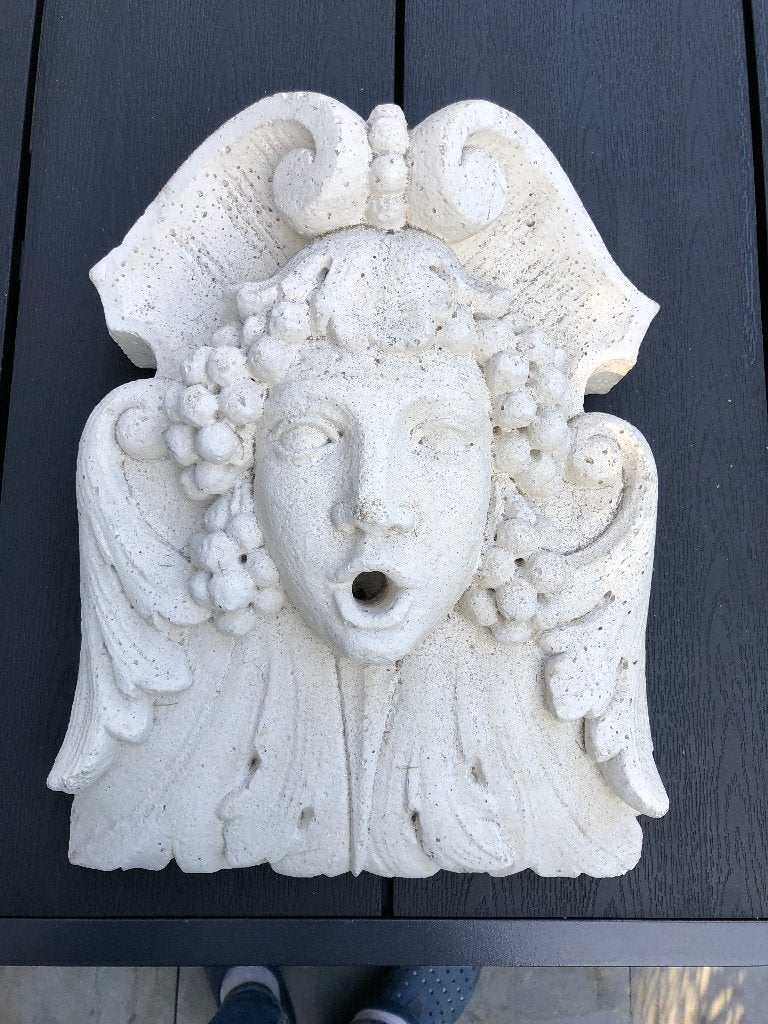 Stenen gezichtsmasker, Ophalen, Nieuw, Steen, Mensenbeeld