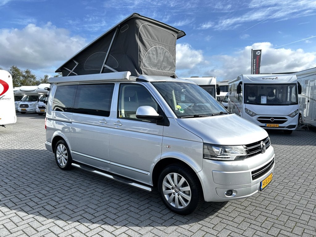 Vw T5 Westfalia/180pk/DSG/Buscamper/hefdak/2013/buscamper, Automaat, Buscamper of Camperbus, Bedrijf, Diesel