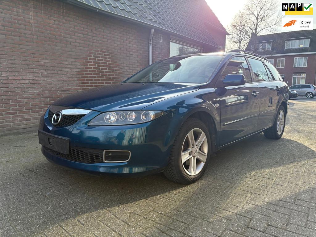 Mazda 6 Sportbreak 1.8i Touring, Auto's, Mazda, Stof, Gebruikt, 4 cilinders, Origineel Nederlands