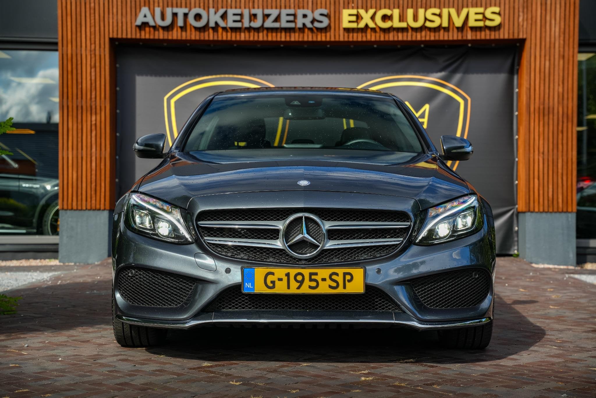 Mercedes-Benz C-klasse 200 Prestige AMG Panoramadak Leer Cam, Automaat, 4 cilinders, 184 pk, Sedan