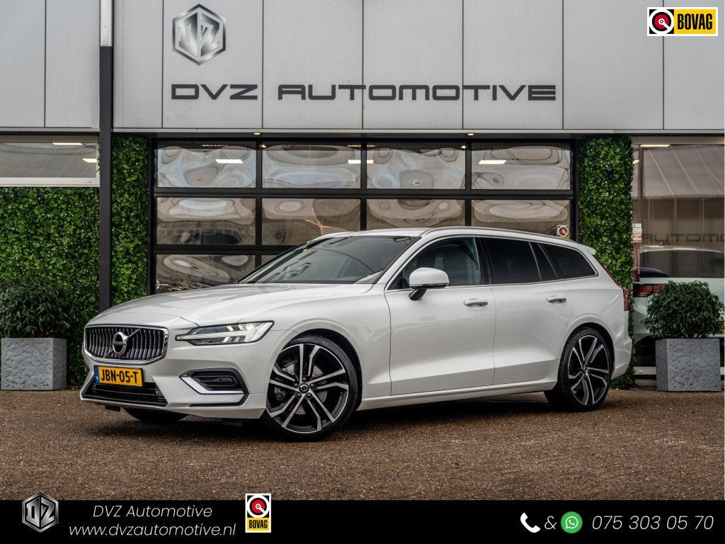 Volvo V60 2.0 T4 Inscription | H&K Sound | Camera | Trekhaak, Auto's, Volvo, Automatische klimaatregeling, Euro 6, Wit, 1603 kg
