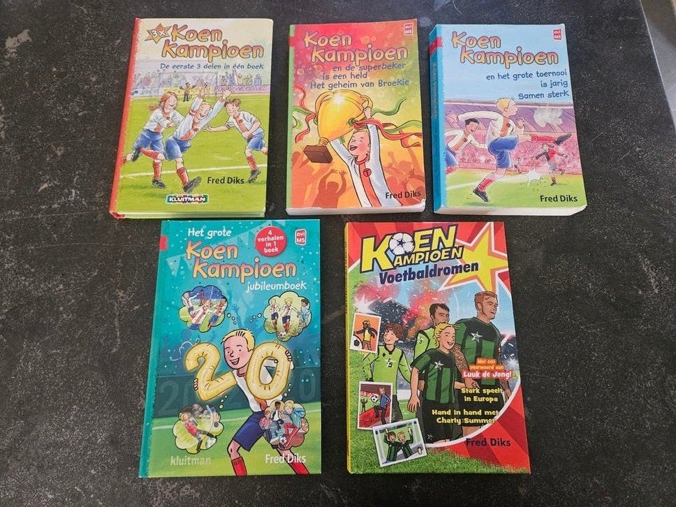 Koen Kampioen boeken - 5 stuks, diverse condities en kaften, Boeken, Kinderboeken | Jeugd | onder 10 jaar, Ophalen of Verzenden