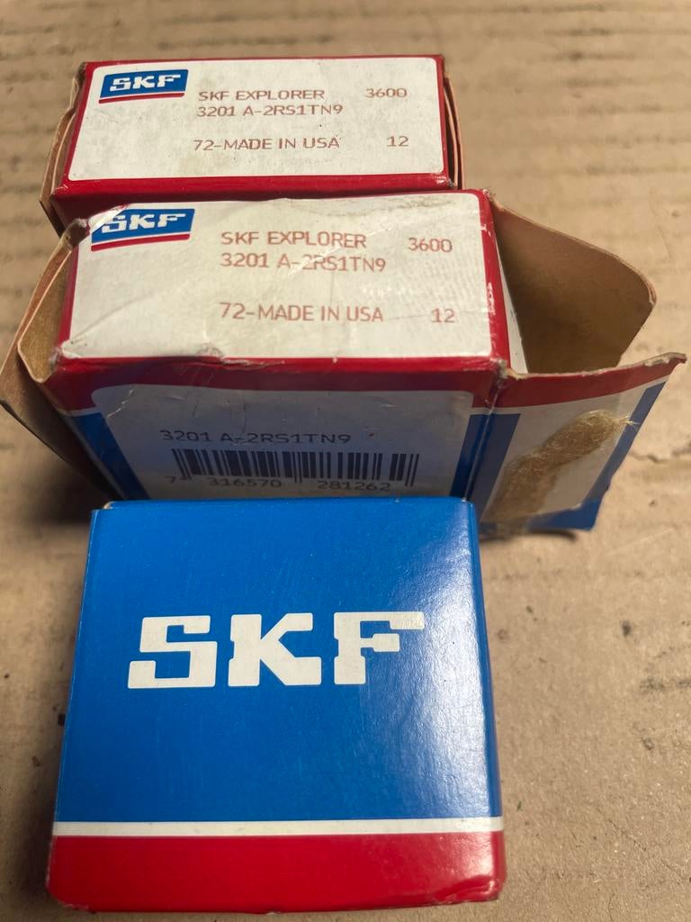 3 stuks SKF Explorer 3201 A-2RS1TN9 Lagers - Made in USA, Ophalen, Nieuw, Universele onderdelen