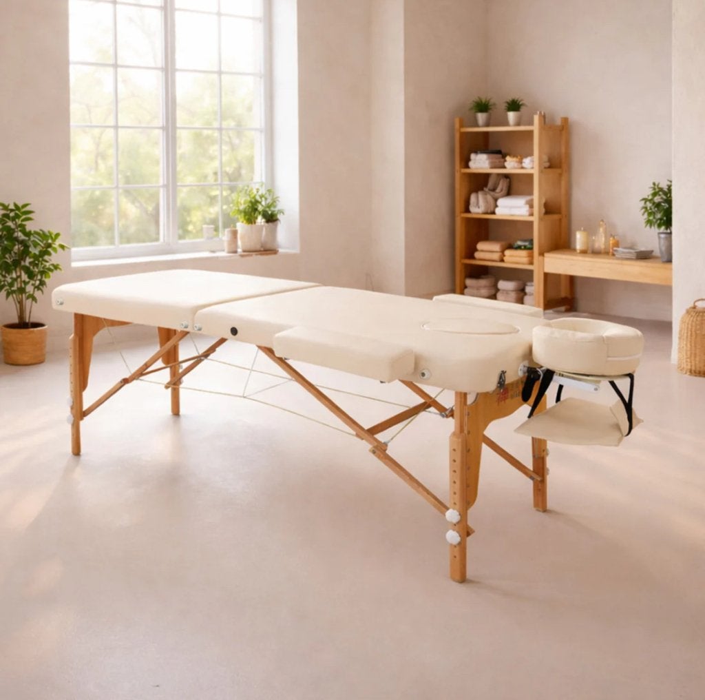 Massageliegenhaus Massagetafel + kruk (nieuw), Sport en Fitness, Massageproducten, Ophalen, Nieuw, Massagetafel