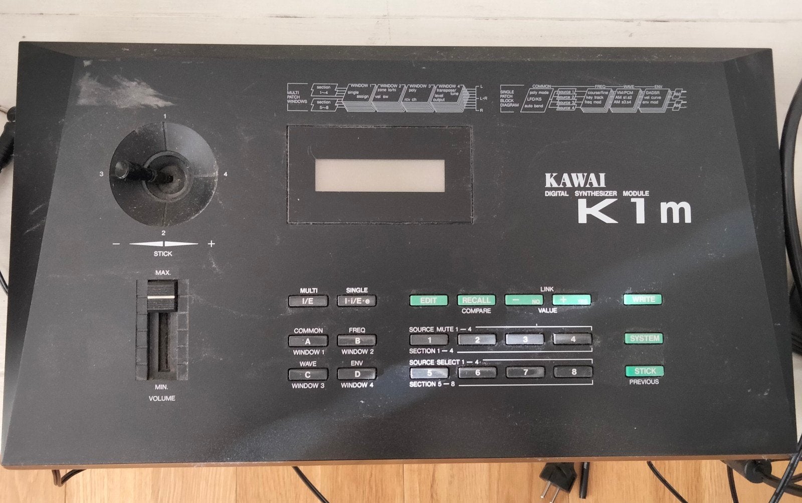 Kawai K1M digital synthesizer module, Muziek en Instrumenten, Synthesizers, Met midi-aansluiting, Kawai, Gebruikt, Overige aantallen