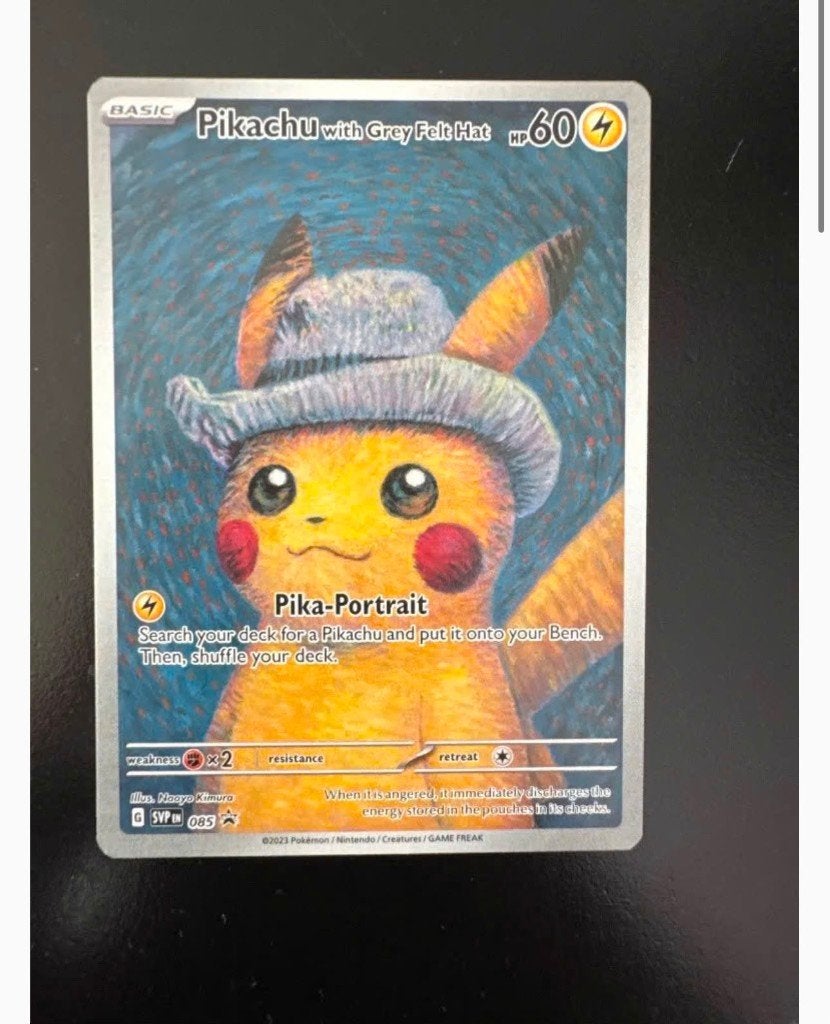 Pikachu Van Gogh promo, Verzenden, Nieuw, Losse kaart, Foil