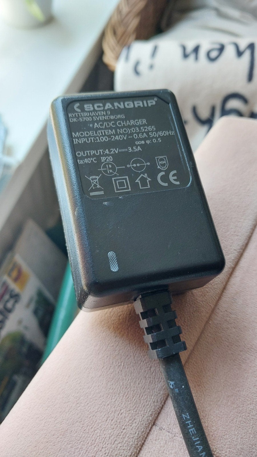 Scangrip Line Light oplader adapter, Ophalen of Verzenden, Minder dan 50 watt, Lamp