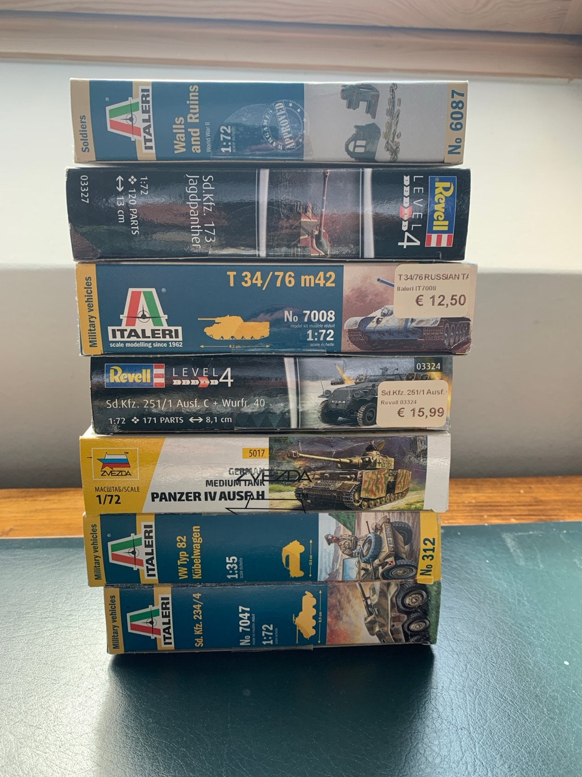 Modelbouw tanks en voertuigen (Italeri, Revell, Zvezda), Gebruikt, Italeri, Ophalen of Verzenden, Tank