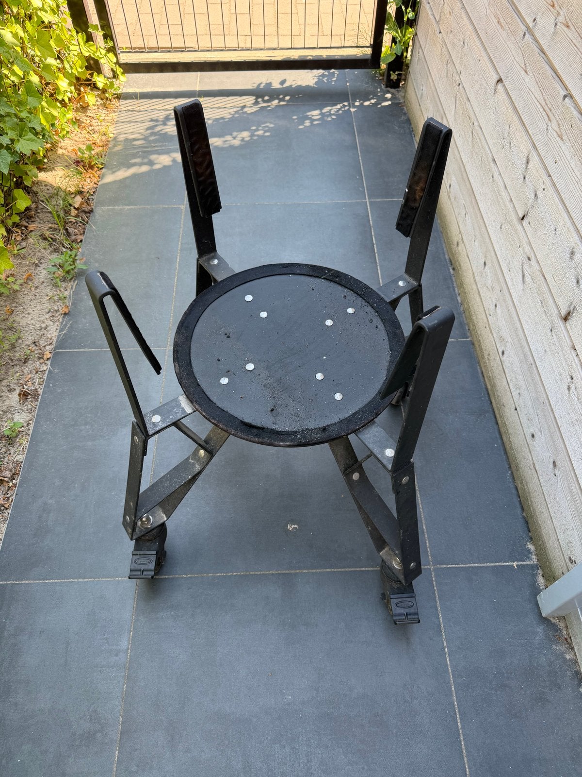 Bastard large onderstel met houten zijtafels, Ophalen, Gebruikt