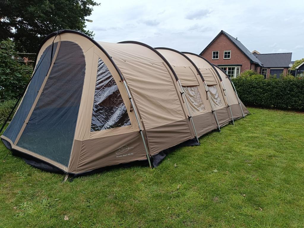 Bardani Paradise beach 400 rsc 5 persoons tent, Ophalen, Gebruikt, Tot en met 5