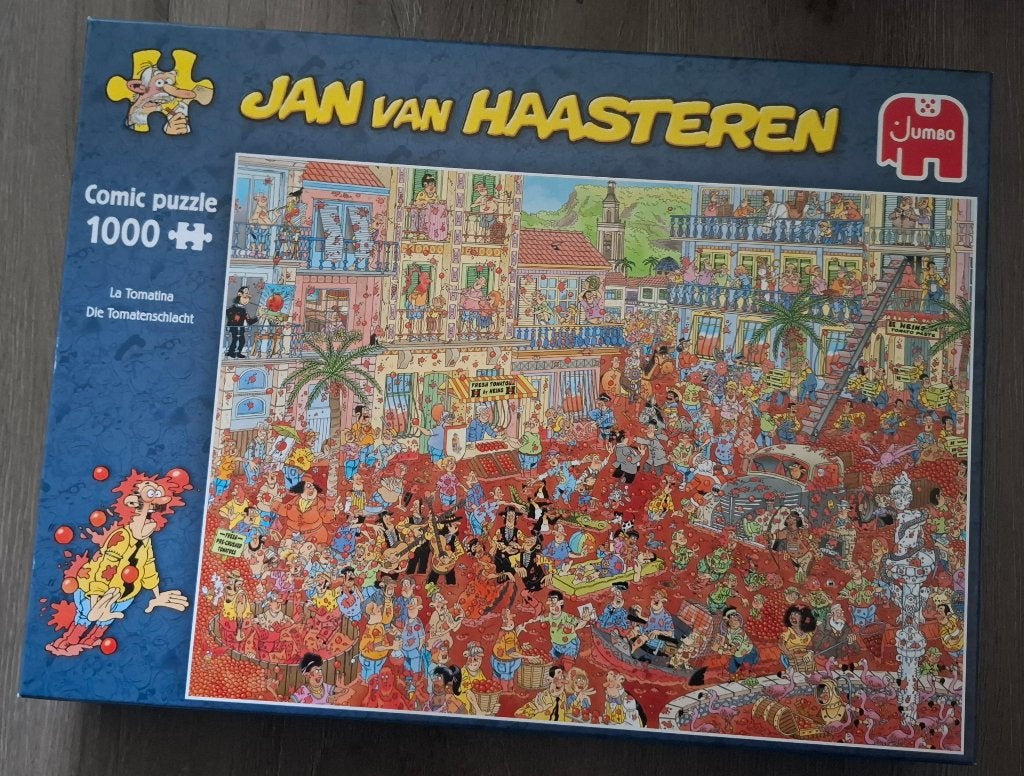 Jan van haasteren, Ophalen, 500 t/m 1500 stukjes, Zo goed als nieuw, Legpuzzel