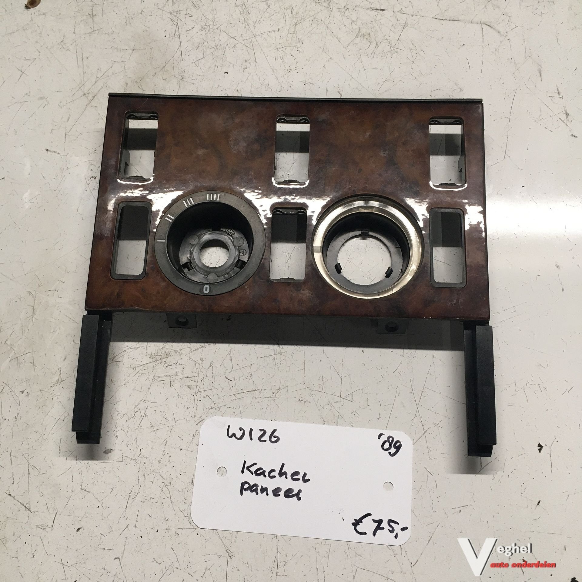 Mercedes W126 Kachelpaneel 1989, Gebruikt, -, -, Ophalen of Verzenden