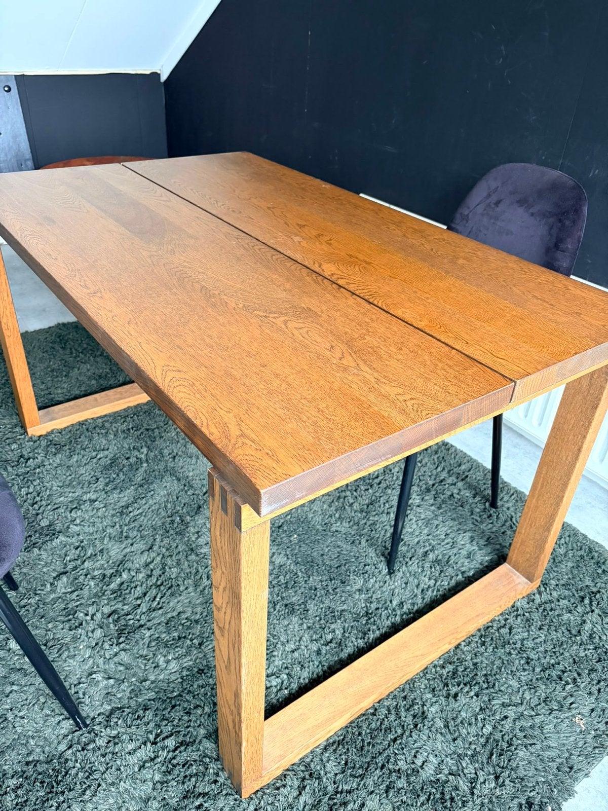 IKEA eettafel, Ophalen, 100 tot 150 cm, Eikenhout, 50 tot 100 cm
