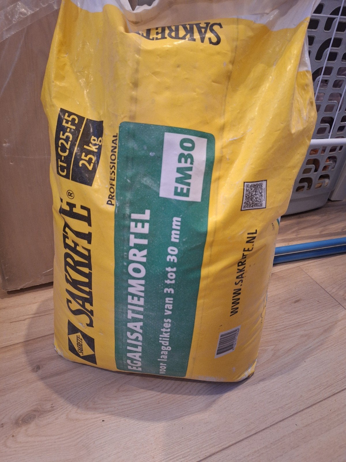Sakret Egalisatiemortel EM30 - 25 kg, Ophalen, Nieuw