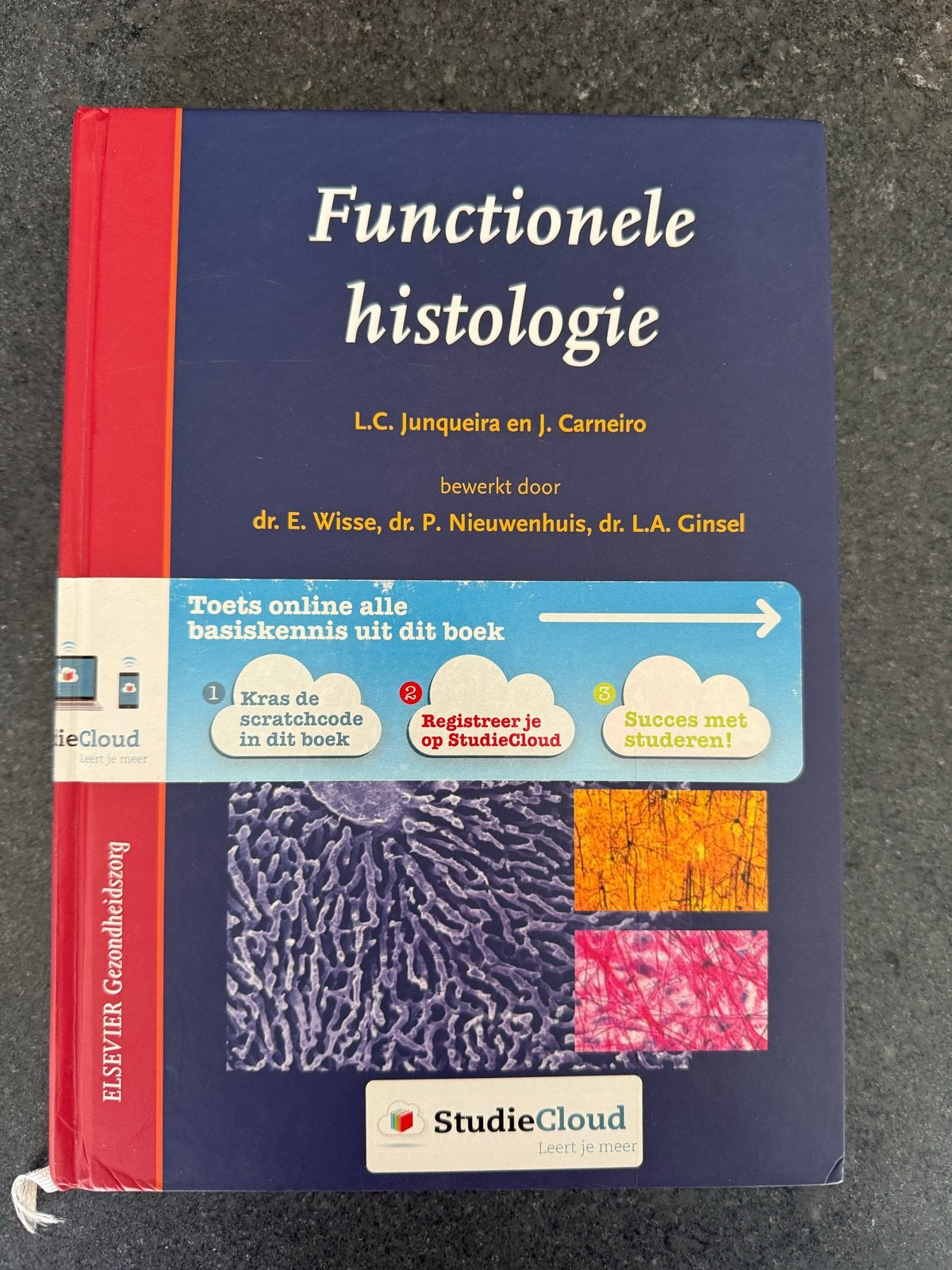 Functionele histologie - L.C. Junqueira en J. Carneiro, Boeken, Ophalen of Verzenden, Beta, Zo goed als nieuw, HBO