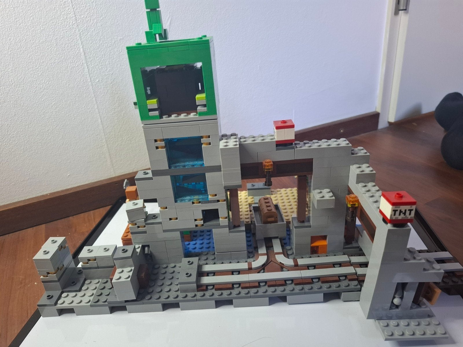 LEGO Minecraft De Creeper Mijn (21155) - 95% compleet, Ophalen, Gebruikt, Minecraft, Lego