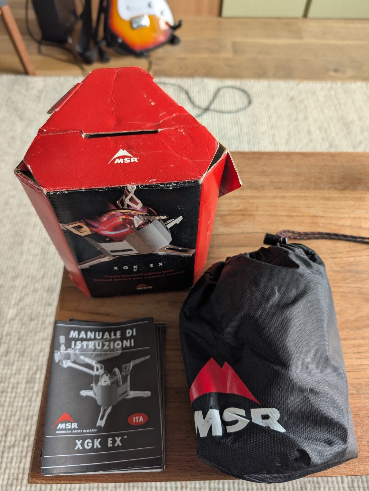 MSR XGK EX Brander - Multifuel, eventueel inclusief fles, Ophalen of Verzenden, Gebruikt