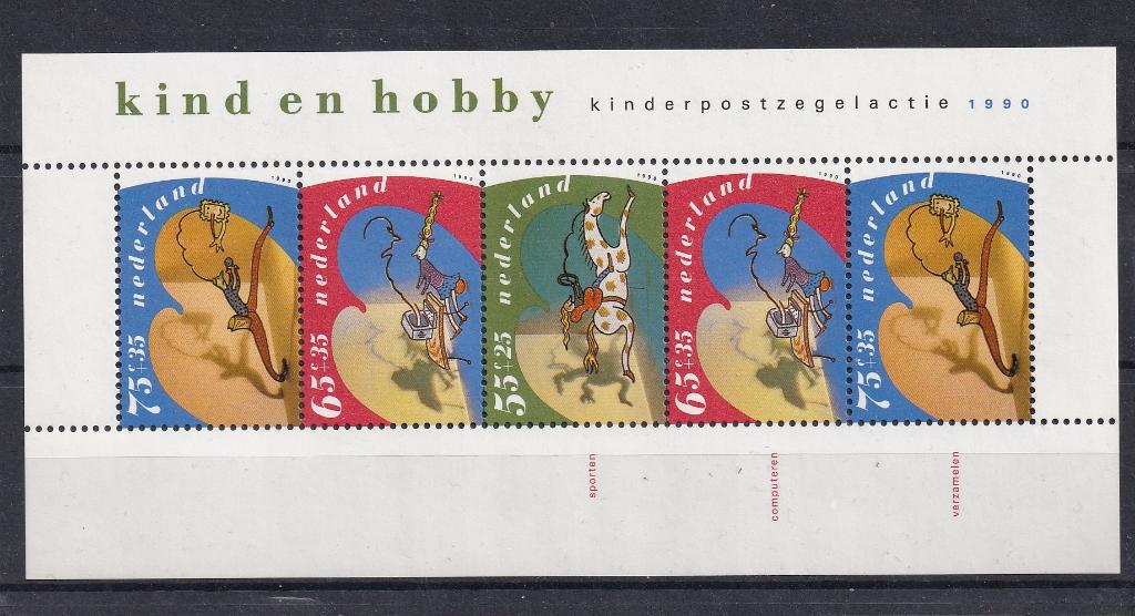 1990  Kinderpostzegels  Pfr, Verzenden, Postfris