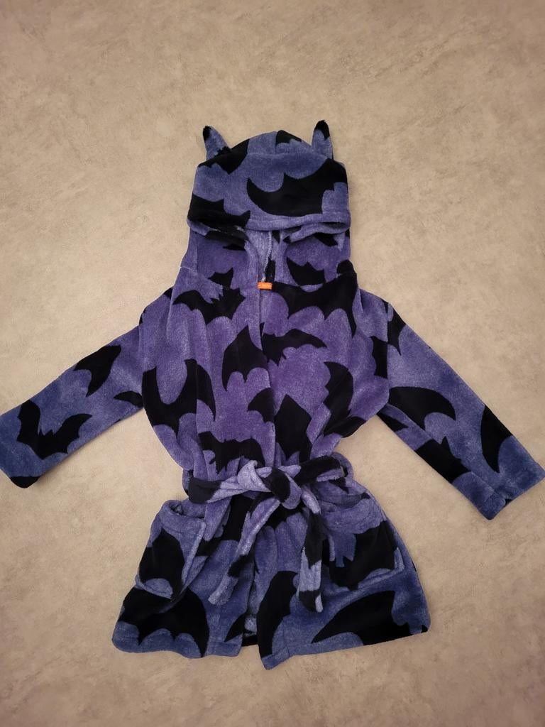 Batman Badjas met oortjes - Maat 98-104, Nacht- of Onderkleding, Gebruikt, Ophalen of Verzenden, Hema
