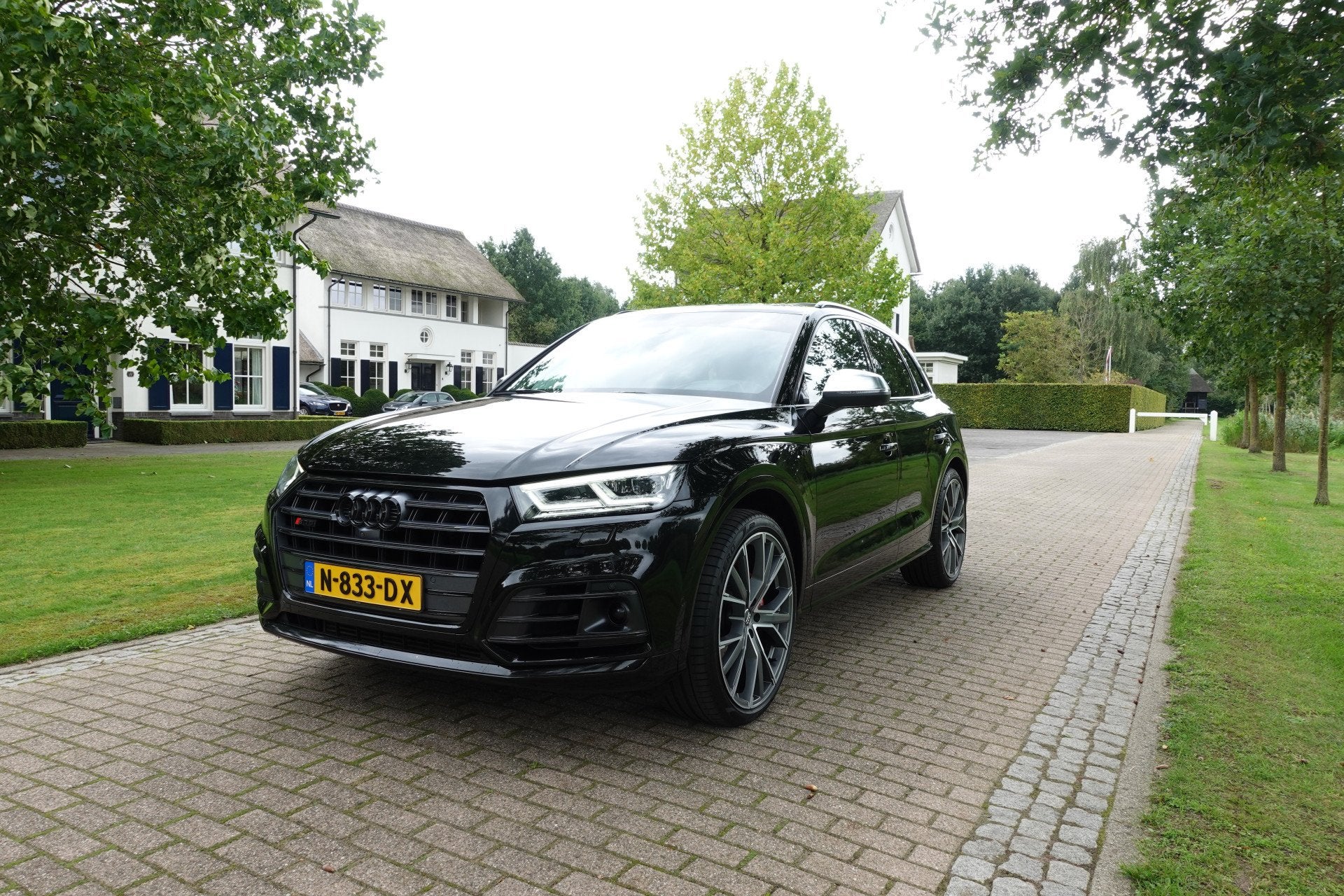 Audi SQ5 3.0 TFSI SQ5 quattro Pro Line Plus | 360° Camera |, Auto's, Gebruikt, Euro 6, 2995 cc, Zwart