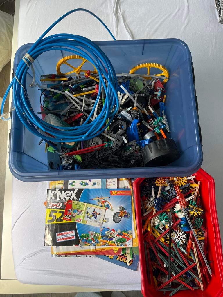 Grote partij K'nex met handleidingen, Ophalen of Verzenden, Gebruikt, Jongen of Meisje