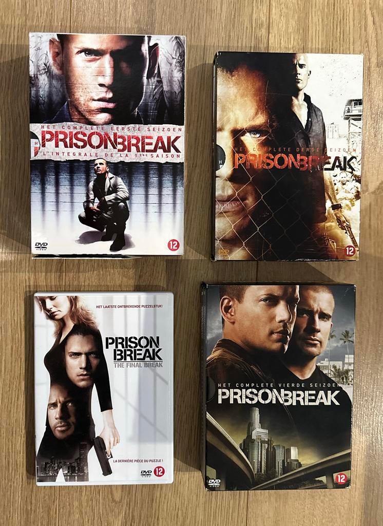 Prison Break DVD Boxsets - Seizoenen 1,3,4 + The Final Break, Gebruikt, Boxset, Ophalen of Verzenden, Actie en Avontuur