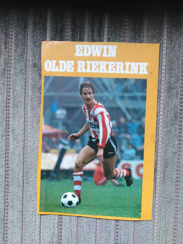 Knipsel - Edwin Olde Riekerink - Sparta, Ophalen of Verzenden, Gebruikt, Sparta, Poster, Plaatje of Sticker