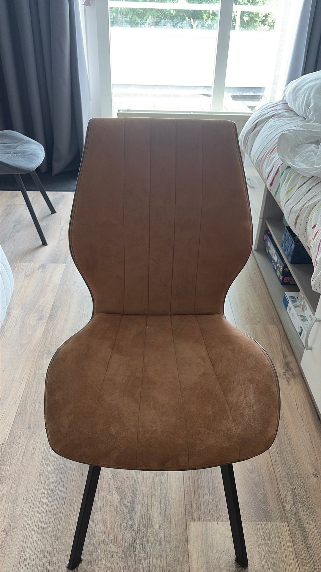 Eetkamerstoelen 4 stuks van de bommel, Ophalen, Gebruikt, Vier, Stof