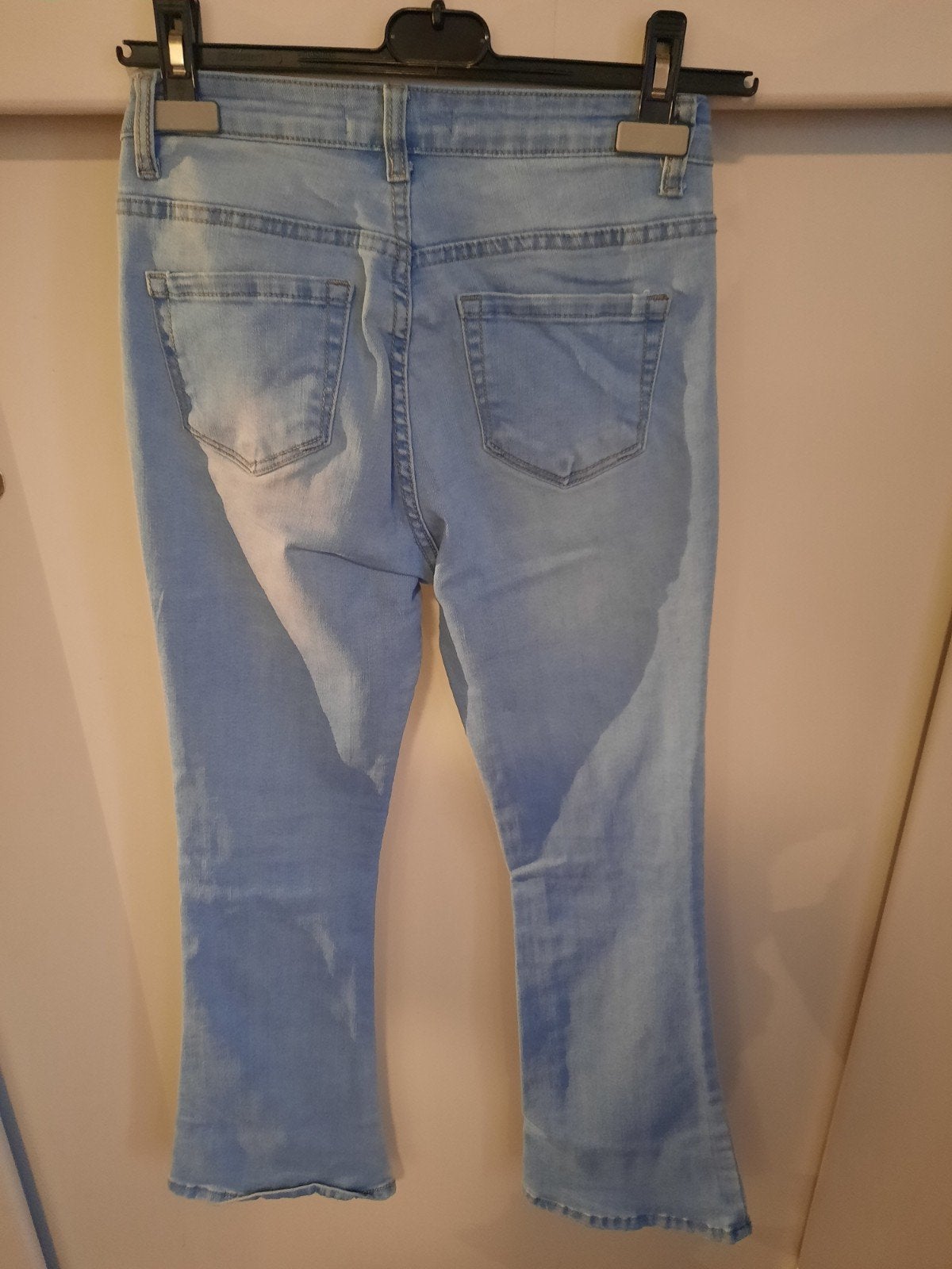Z.g.a.n. Nina Carter dames flair jeans maat S, Kleding | Dames, Blauw, Ophalen of Verzenden, Zo goed als nieuw, W27 (confectie 34) of kleiner