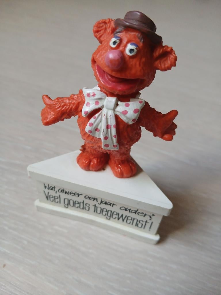Fozzie Beer Muppets felicitatie poppetje 1980, Verzamelen, Ophalen of Verzenden, Zo goed als nieuw