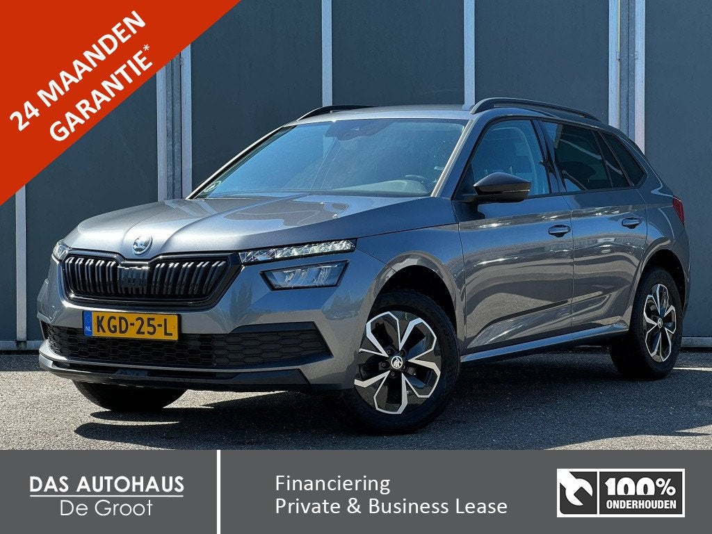 Skoda Kamiq 1.0TSI 110pk Sportline | Climate | Stoelverwarmi, 12 maanden, Stof, Gebruikt, Euro 6