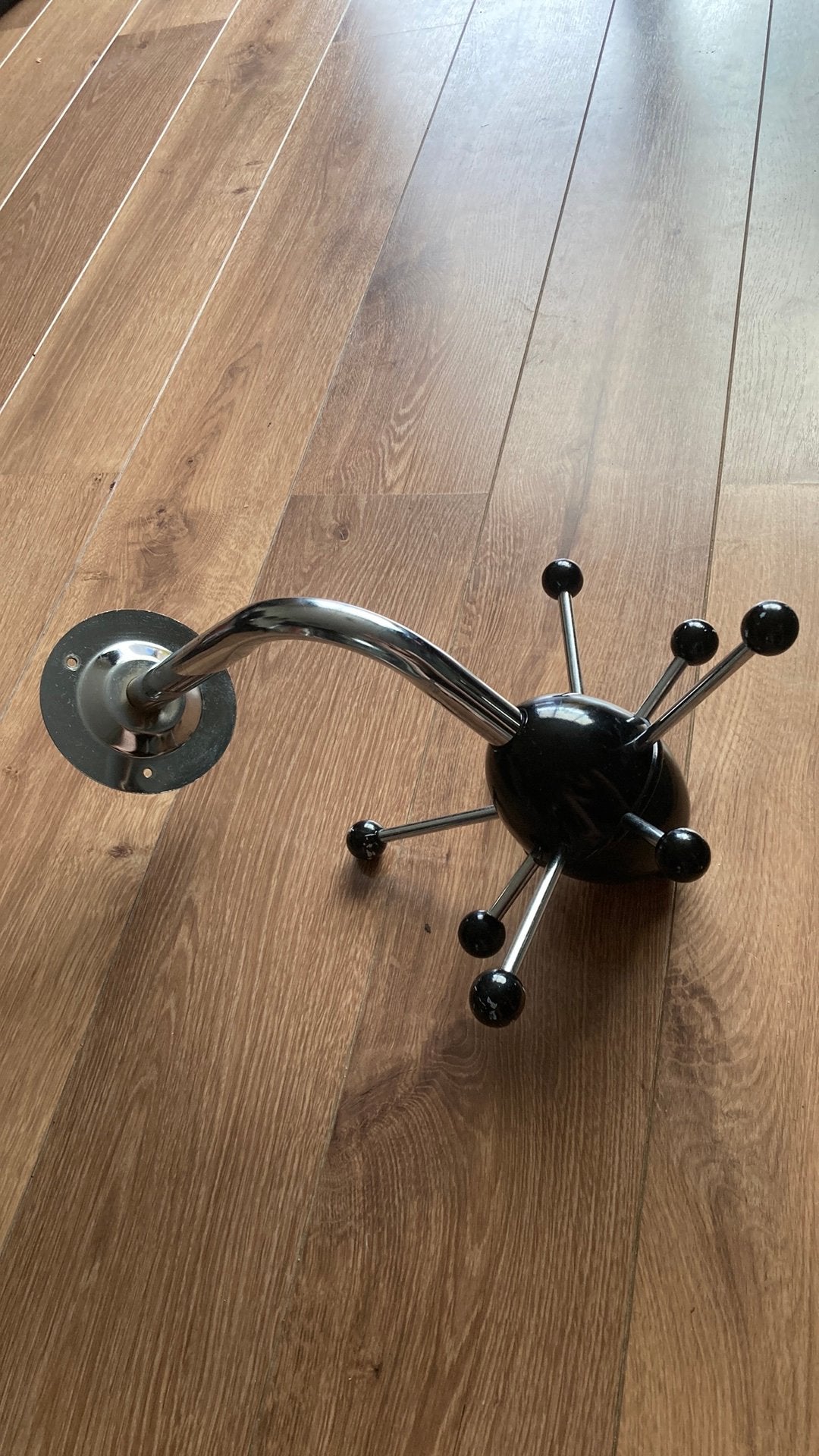 Vintage IKEA MINA Sputnik Wandkapstok – Space Age / Retro, Wandkapstok, Ophalen of Verzenden, Zo goed als nieuw, Minder dan 100 cm