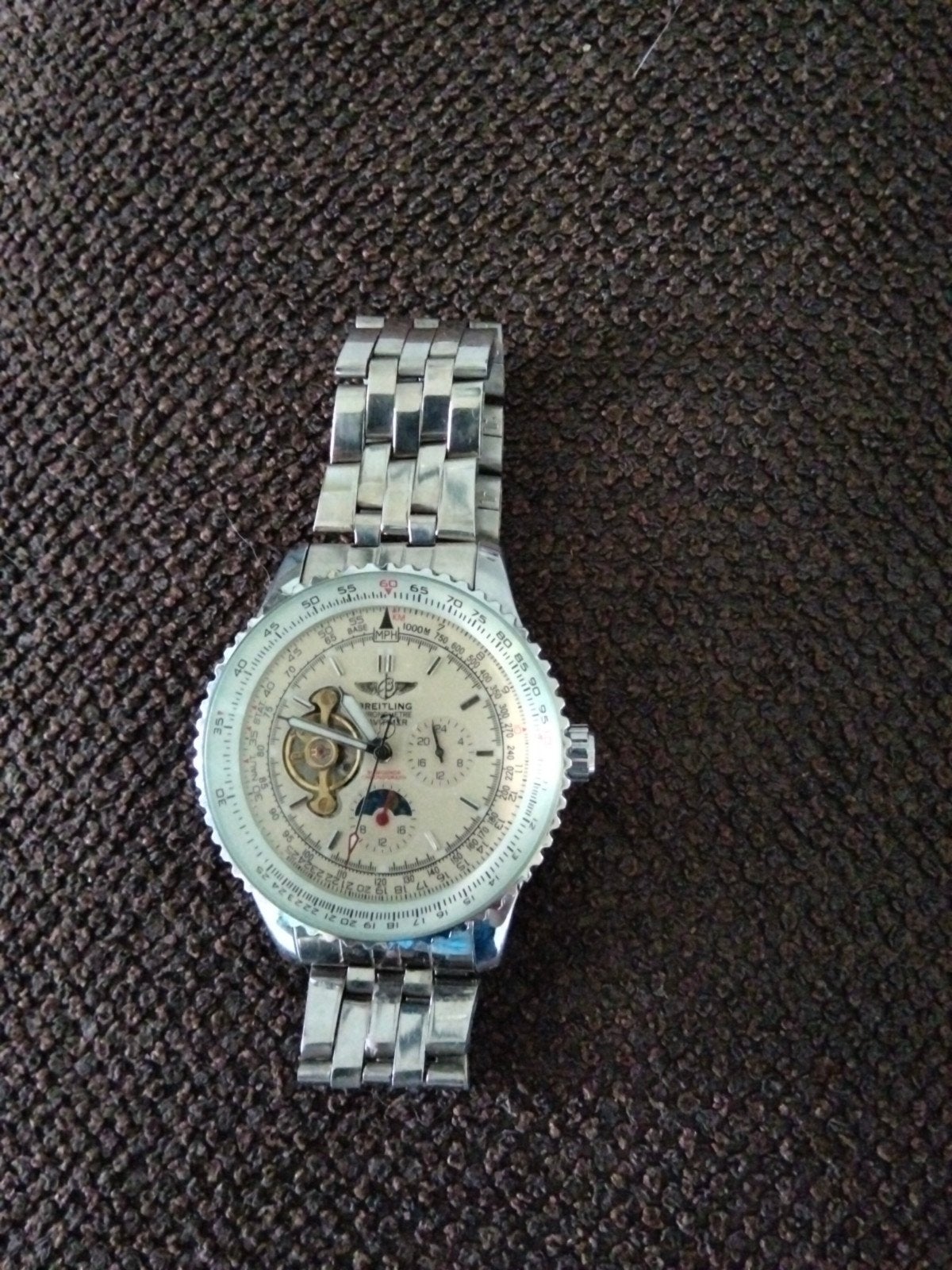 breitling horloge, Ophalen of Verzenden, Staal, Overige merken