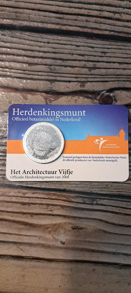 Het architectuur vijfje (zwaar verzilverd), Ophalen, Koningin Beatrix, Zilver, Euro's