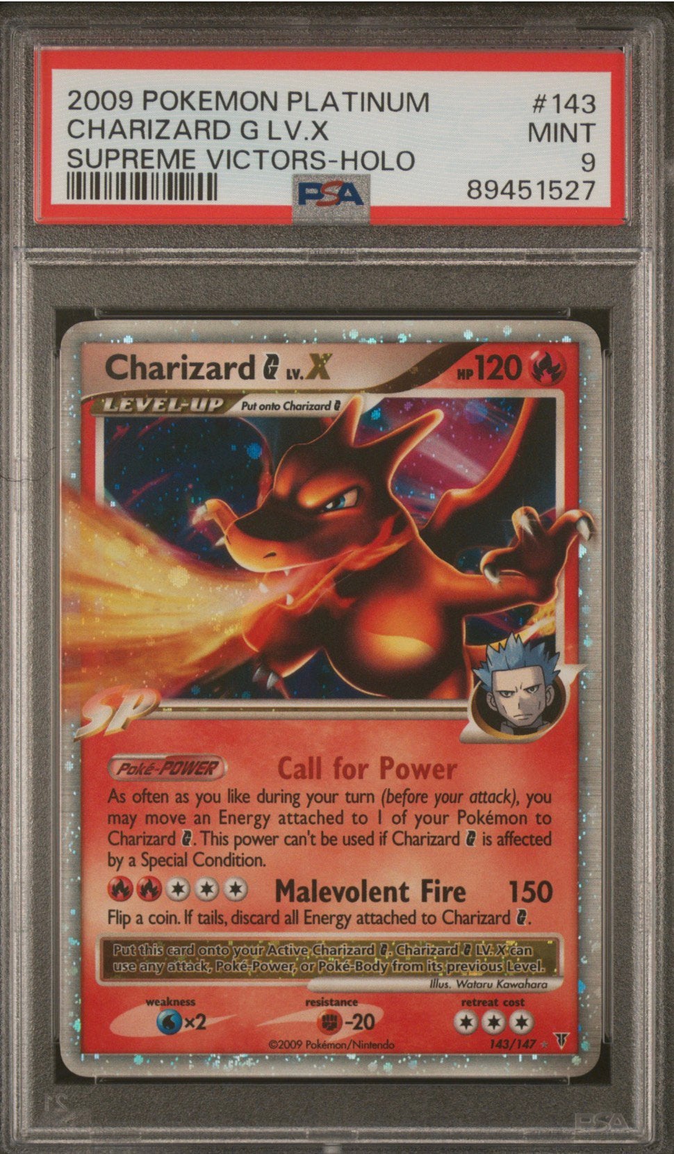 Charizard lv X supreme victors psa 9, Hobby en Vrije tijd, Ophalen of Verzenden, Zo goed als nieuw