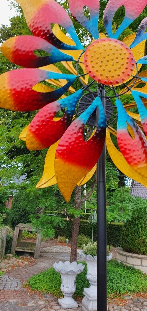 WINDMOLEN / VUURBLOEM / windspinner, Huis en tuin decoratie Marie, Huis en tuin decoratie Marie, Nieuw, Ophalen of Verzenden