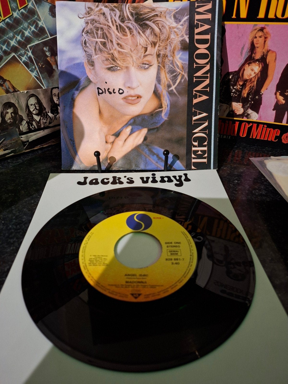 Madonna - Angel 7 inch vinyl single (1985), Gebruikt, 7 inch, Ophalen of Verzenden, Fotohoes