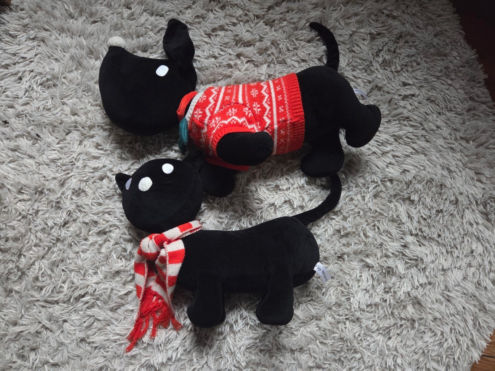 Hema Takkie en Sippie knuffels, Hema, Zwart, Zo goed als nieuw, Middelgroot (20 tot 80 cm)