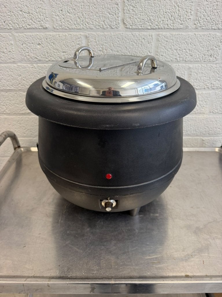 Hotpot Soepketel 10 liter Sligro, Overige typen, Ophalen of Verzenden, Gebruikt, Zwart