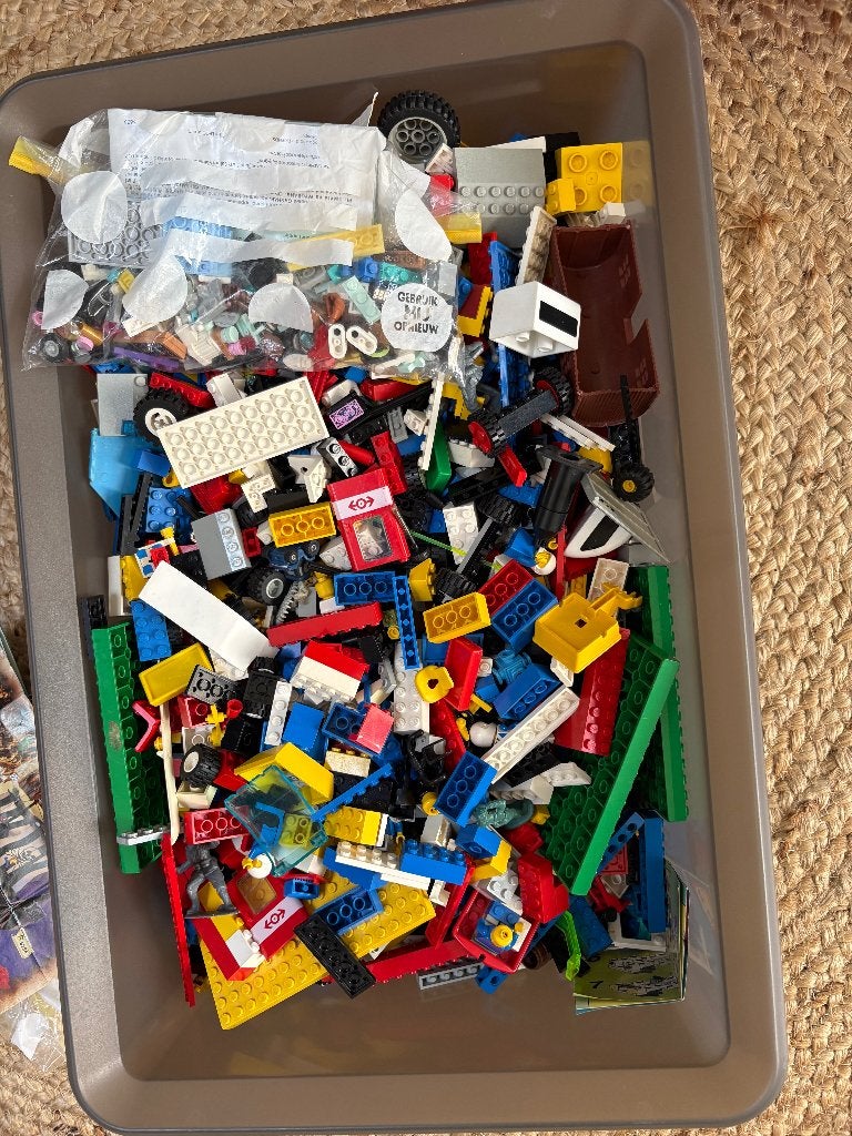 Grote hoeveelheid diverse Lego bouwstenen, Ophalen, Gebruikt, Inclusief doos, Lego