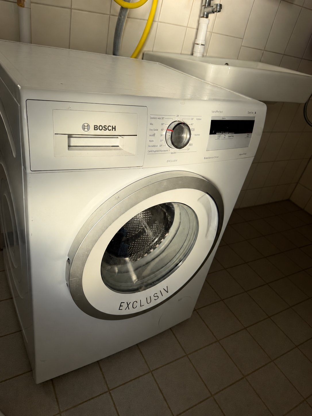 Bosch Serie | 4 Exclusiv Wasmachine VarioPerfect, Ophalen, Gebruikt, Voorlader, Kort programma