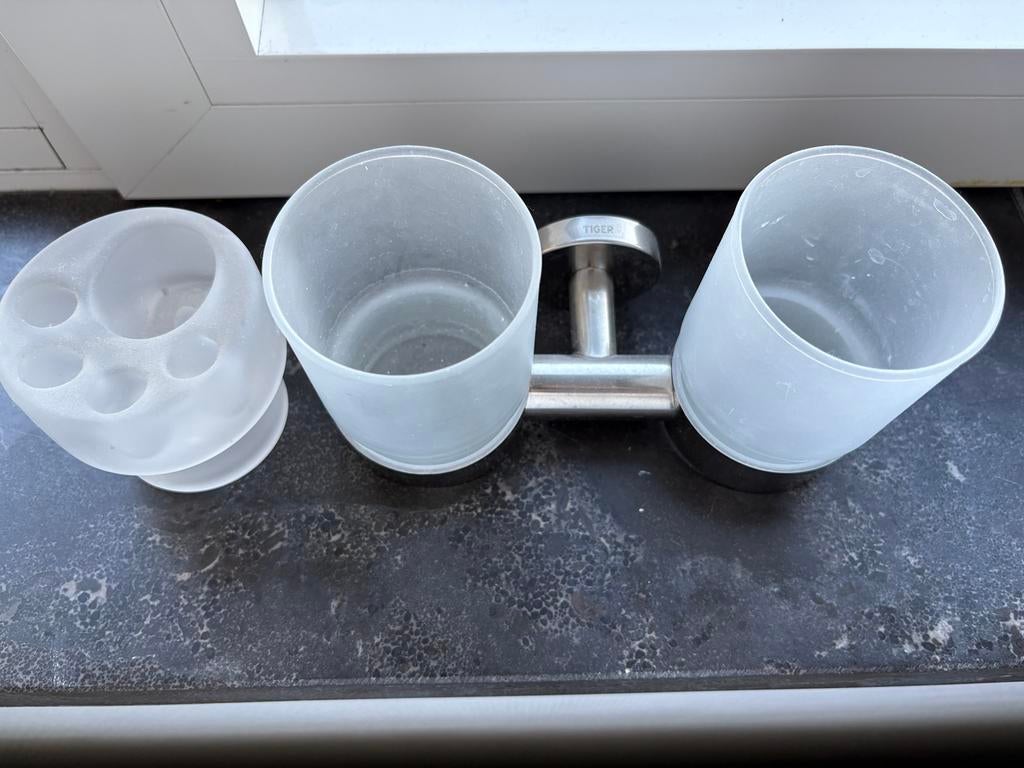 Tiger boston glashouder met glas, Huis en Inrichting, Ophalen of Verzenden, Zo goed als nieuw, Overige typen
