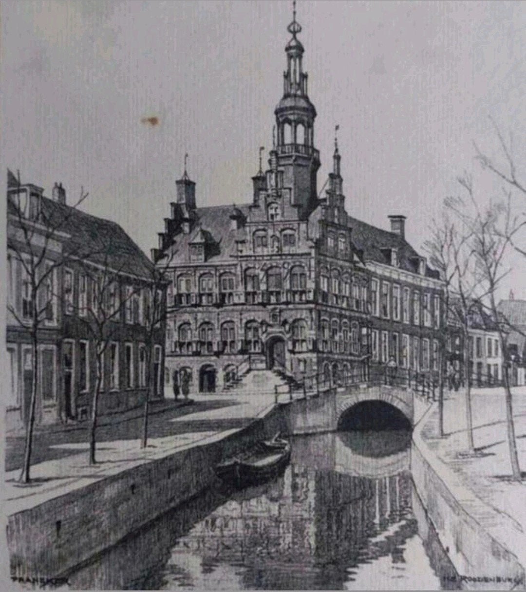 Franeker ... 1952 ... H.E. Roodenburg .., Ophalen of Verzenden