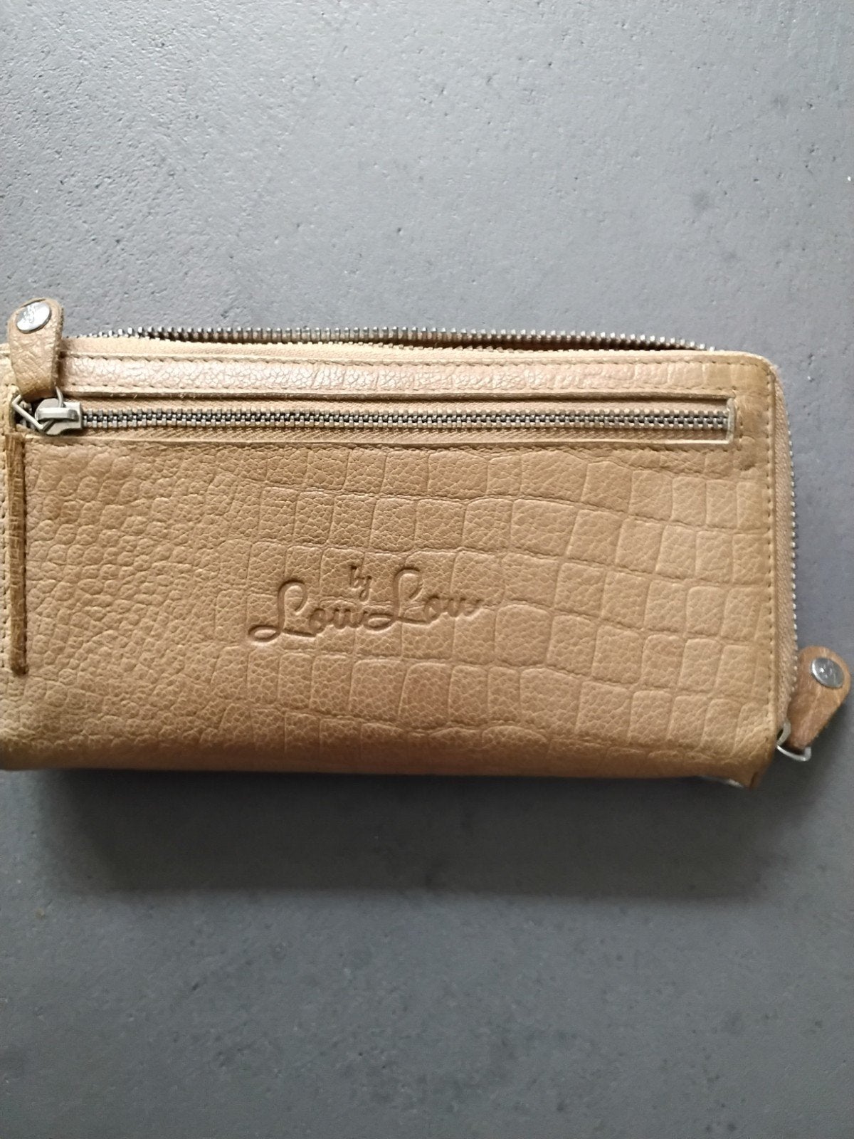 LouLou portemonnee, Sieraden, Tassen en Uiterlijk, Portemonnees, Ophalen of Verzenden, Zo goed als nieuw, Bruin, Overige merken