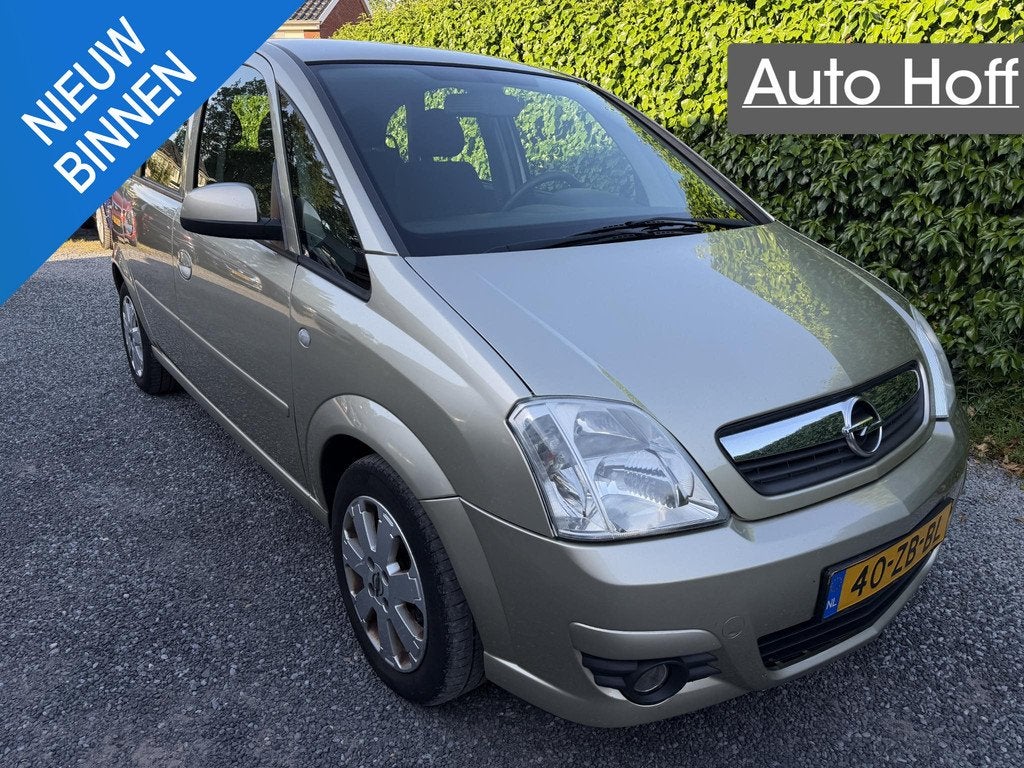 Opel Meriva 1.6-16V Temptation | Airco | Cruise Control | LM, Voorwielaandrijving, Gebruikt, 4 cilinders, Beige