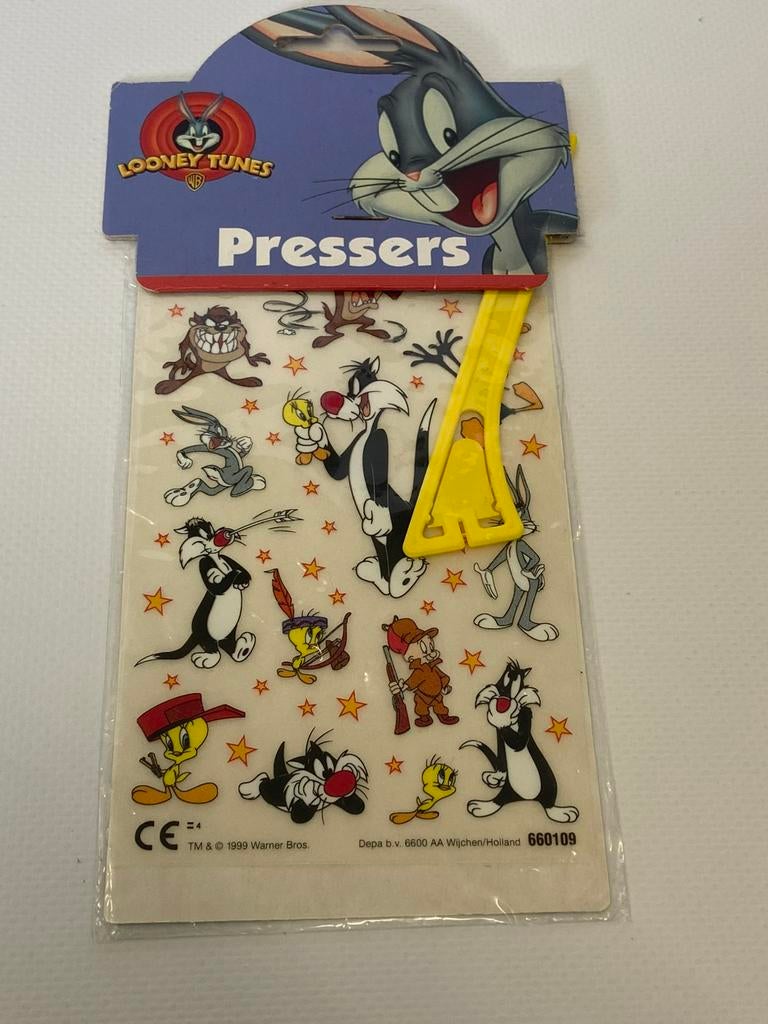 Looney Tunes Bugs Bunny Pressers, Ophalen of Verzenden, Zo goed als nieuw, Meerdere stickers