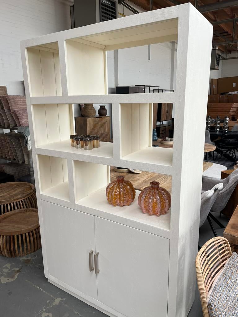 Magazijn Leegverkoop Wandkast Jaxx mangohout Wit GOEDKOOP, Nieuw, Ophalen of Verzenden, Info@wkhome.nl, Argonweg 20 Amersfoort