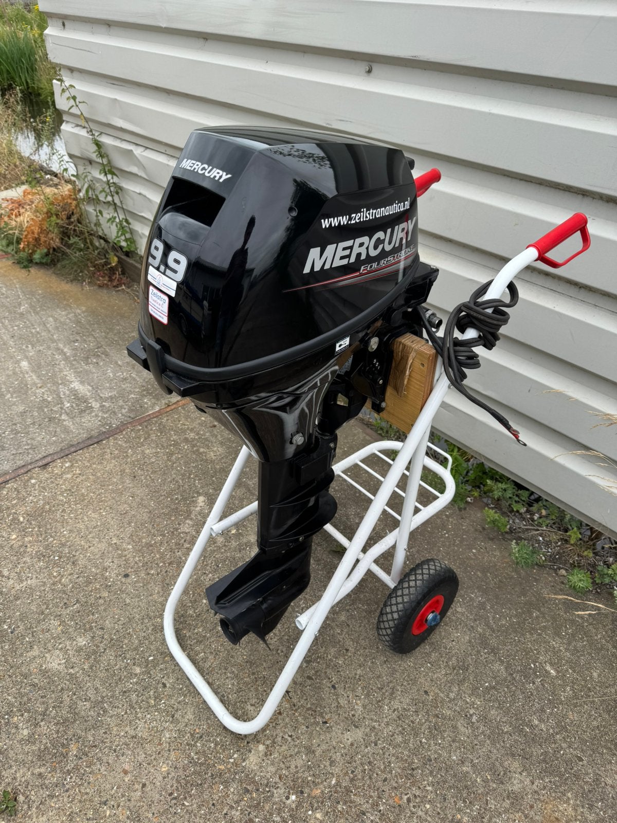 Mercury 9.9 pk 4 takt langstaart buitenboordmotor (2018), Ophalen, Zo goed als nieuw, Benzine, Met afstandsbediening