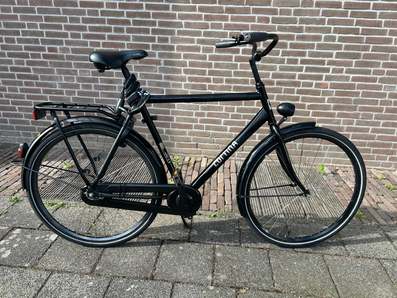Cortina herenfiets - terugtraprem - zwart - 28 inch - 59cm, Ophalen of Verzenden