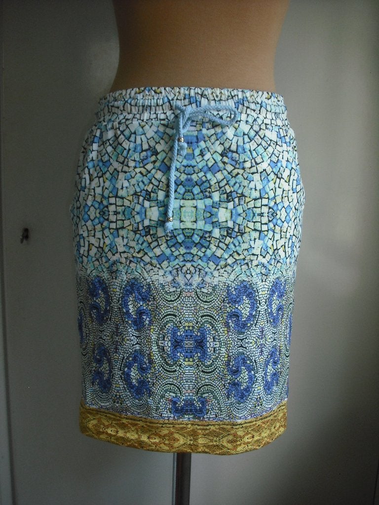 rok maat 36 merk: Esqualo, Maat 36 (S), Boven de knie, Verzenden, Blauw